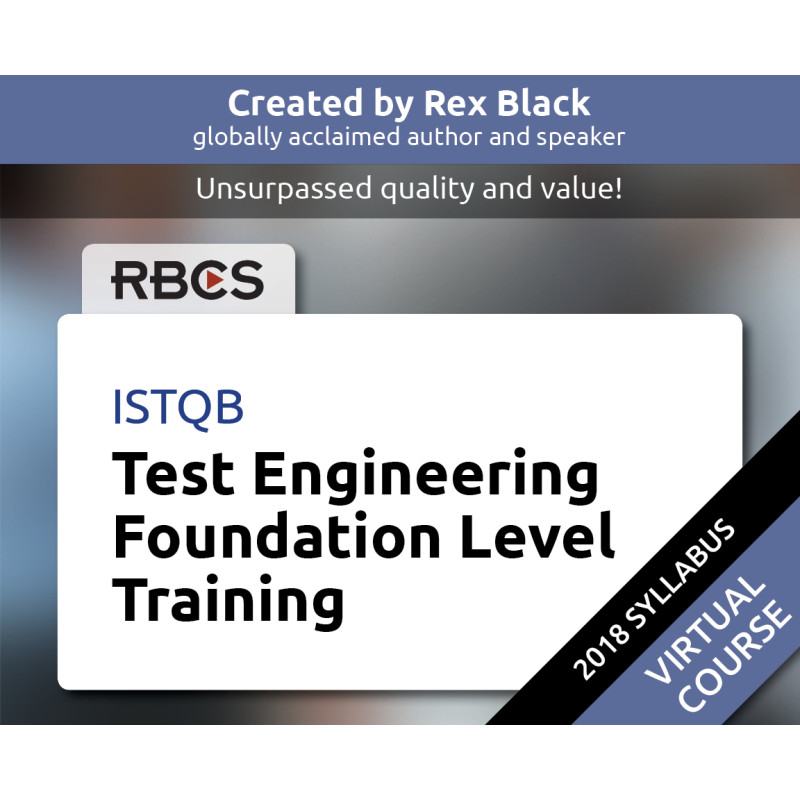 ISTQB Virtual Test Engineering Foundation Level for ISTQB CTFL Training (includes 2TRY exam)